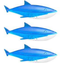 Fette Filter - Humidifier Cleaner in The Shape of a Shark, Demineralization Float Compatible with Most Humidifier and Fish Tank, Eliminates White Dust and Reduce Odor - Pack of 3