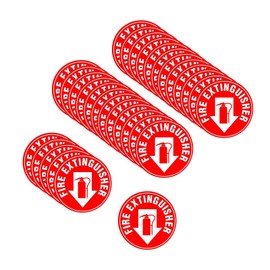 Generic 30x Stickers Security Stickers Weatherproof Waterproof Decals Signs for Classroom Business Workshop Indoor