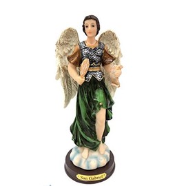 8" Inch Saint Archangel Gabriel San Gabriel Arcangel Statue Figurine Religious Gift