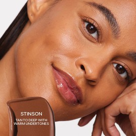 Saie Dew Bronze - Soft-Focus Liquid Bronzer + Liquid Contour - Enriched with Plant-Derived Glycerin to Effortlessly Blend + Deeply Nourish Skin - Travel Size Holiday Gifts - Stinson (0.4 oz)