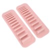 Unbranded 2pcs Silicone Cosmetic Brush Drying Rack Wall‑Mounted Toothbrush Storage