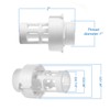 Replacement Intex Pool Drain to Hose Adapter - Garden Hose