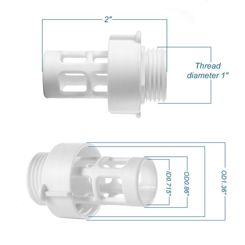 Replacement Intex Pool Drain to Hose Adapter - Garden Hose