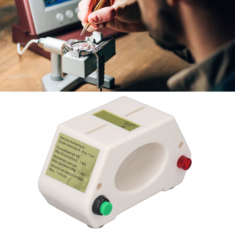 Watch Demagnetizer ABS Housing Portable Power On Indicator Watch Demagnetization