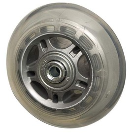 Ohio Travel Bag Ball Bearing Inline Skate Wheel, 80mm, Grey, Plastic, L-3667