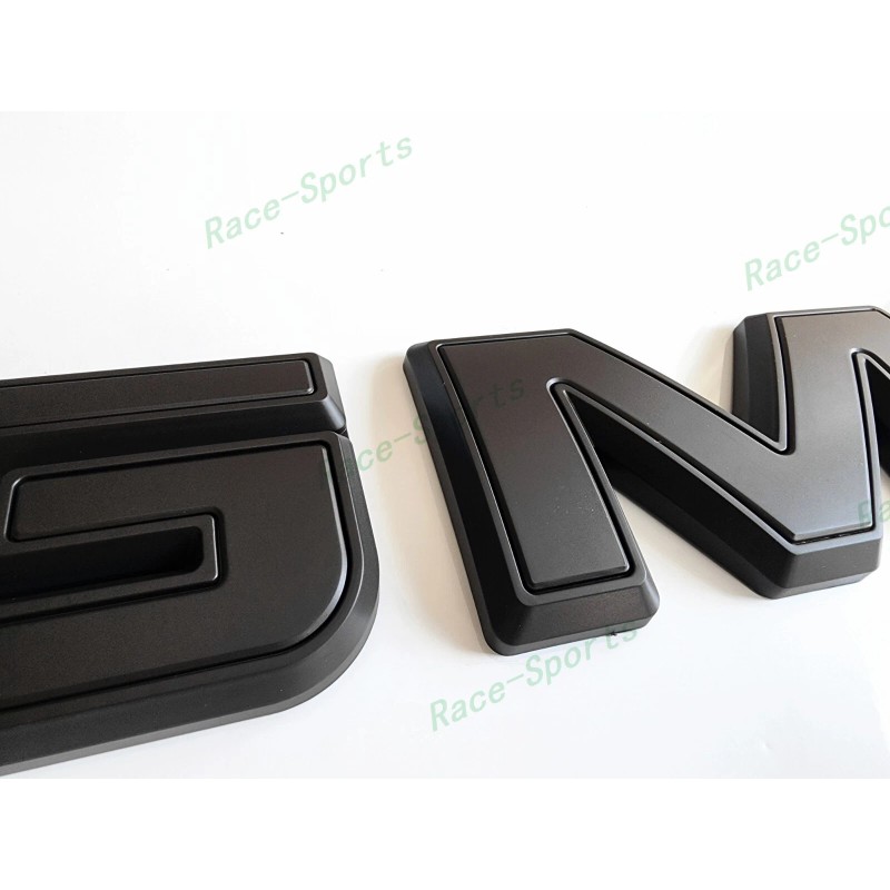 Auto GMC OVERLAY Front Matte Black GMC Emblem 2020+ Acadia
