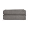 Cozy Earth Charcoal Waffle Hand Towels- Made from Cotton &