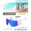 Polarized Cycling Glasses UV Protection, UV400 TR90 Frame Sport Polarized