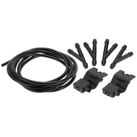 TUCKBOLD Windshield Washer Nozzle for Toyota 4Runner 2009-2018 Durable No.8538112300 | Front Windshield Spray Nozzles Wiper Spray Washer Jet Black Plastic 1Set