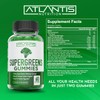 Atlantis Nutrition Supergreens Gummies - Daily Green Superfoods Supplement with