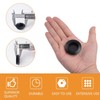 MOROBOR 8 Pack Round Sliding Closet Door Handles, Stainless Steel,