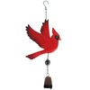 Tinsow Cardinal Bird Wind Chime Christmas Hanging Decorations Bell Outdoor