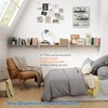 Harwaya White Floating Book Shelves for Wall, 36 Inch Wall