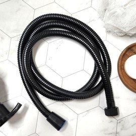 Hose Shower Black 1.5m Faucet Symbols Metal Bathroom Rope shower 10ea