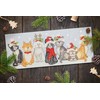 Bothy Threads Counted Cross Stitch Kit - Festive Felines