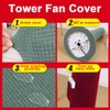 Klomveris Tower Fan Dust Cover, Elastic Polyester Protective Cover