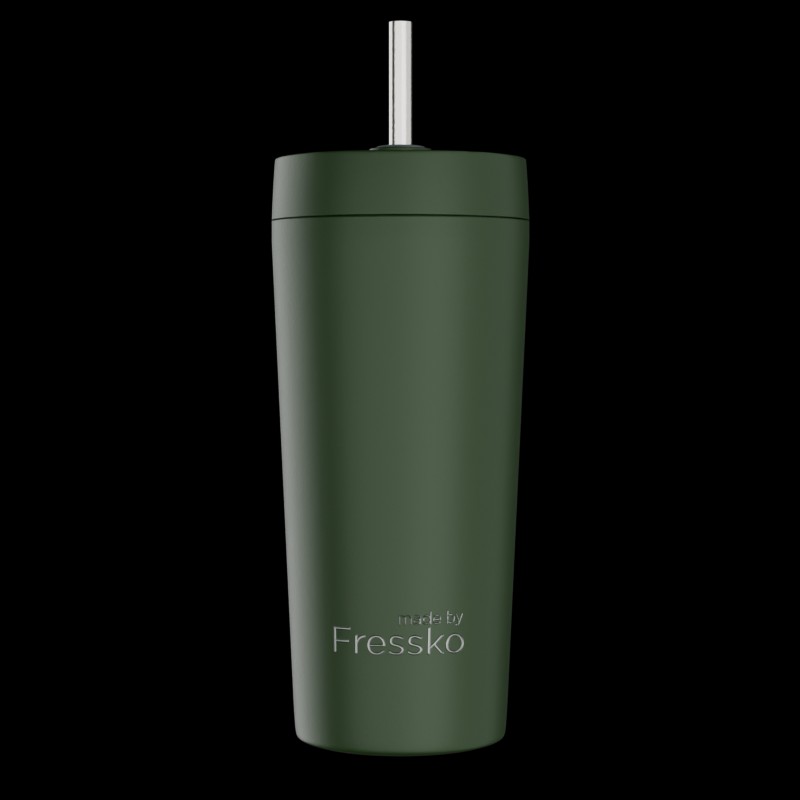 Fressko Ceramic Lined Tumbler with Titanium Straw - Venti 20oz,