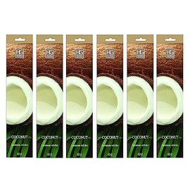 Hosley 120 Pack Incense Sticks + Bonus 120 Pack (Total 240) – Coconut – Bulk Pack Perfect for Home, Meditation & Aromatherapy