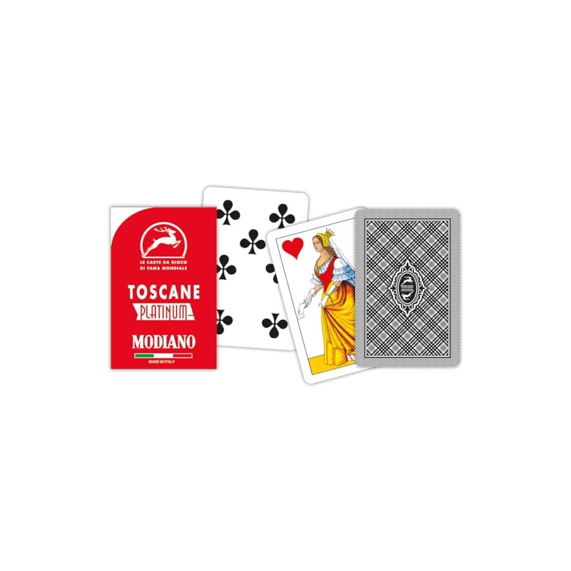 Modiano Tuscan Cards Platinum 100% Plastic