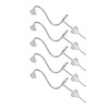 5pcs Sound Amplifier Tubes Single Layer Eartips Replacement Accessory Reduce