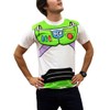 Buzz Lightyear Space Ranger Costume T-Shirt (X-Large, White, Buzz)
