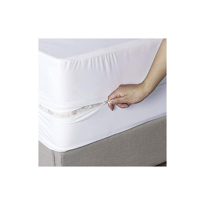 Night Comfort Mattress Protector, Anti Allergy Fully Zipped Waterproof Mattress
