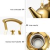 DOITOOL Heavy Duty Tea Kettle Stovetop Whistling Tea Kettle Stainless