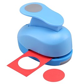 LOONENG 1 Inch Circle Punch, Circle Shape Lever Action Craft Punch, 25mm Round Shape Circle Hole Punch for Paper Crafts, Cardstock, Gift Wrapping, Greeting Cards and Scrapbooks