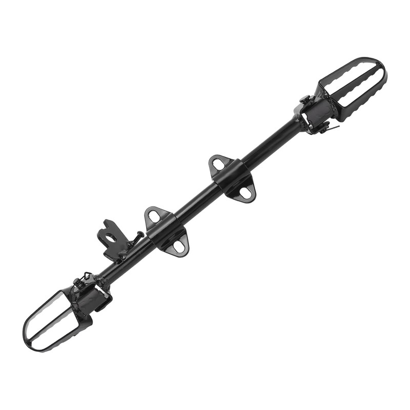 Camrusic Dirt Bike Foot Pegs, Steel Alloy Footpegs Mount Bracket