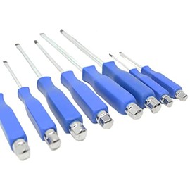 Pittsburgh 8 Piece Bolstered Screwdriver Set