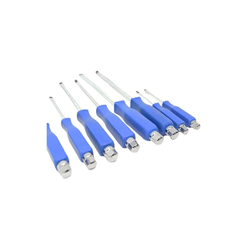 Pittsburgh 8 Piece Bolstered Screwdriver Set
