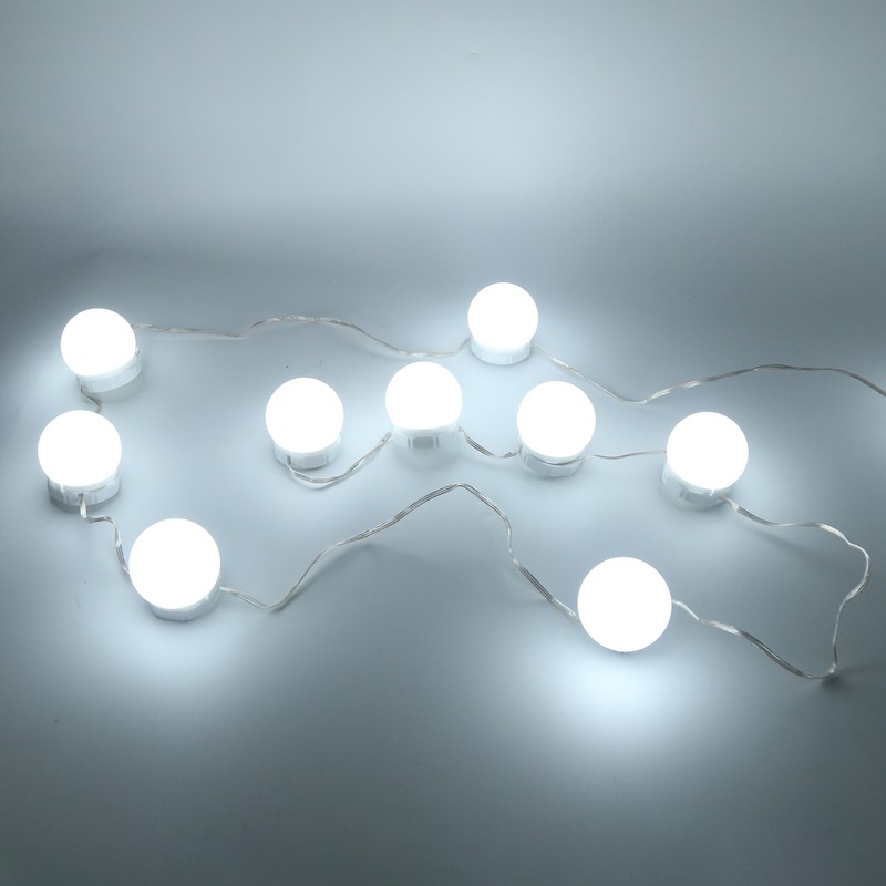 LED Mirror Lights Kit Stick on USB Dimmable Makeup Light