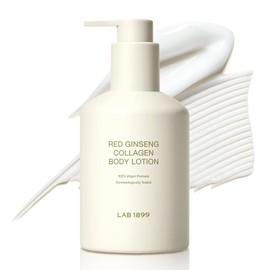 Donginbi LAB 1899 Red Ginseng Collagen Body Lotion - Glowing Body Moisturizer for Dry Skin, Vegan Neck Creams for Tightening and Firming, Korean Ginseng Skin Care Gifts for Women, 8.45 floz