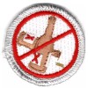 Spoof Merit Badge  - "Teetotaling"  Merit Badge 1 1/2 inch Embroidered Patch