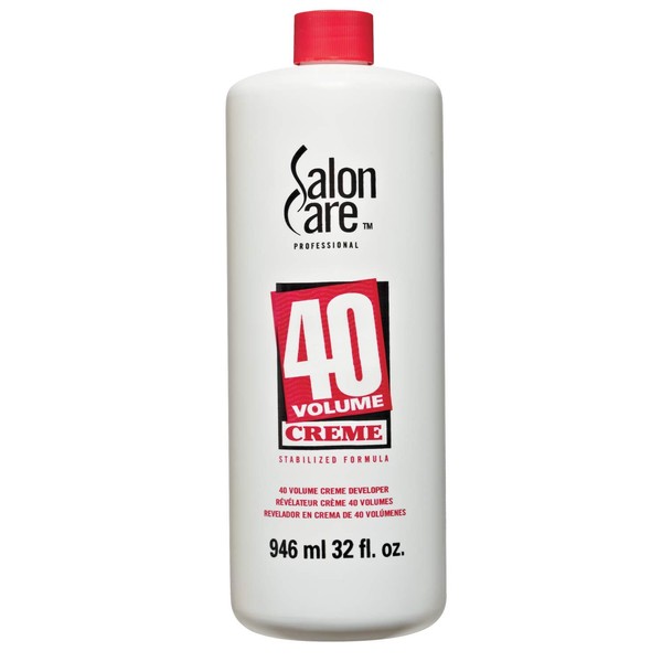 Salon Care 40 Volume Creme Developer, 32 oz