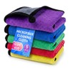 Microfiber Cleaning Cloth 5 Pcs 11.8 x 11.8 Inch Dual