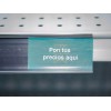 Exhivit Porta Precio, Preciador, Gondola De Riel Jm Romo 35