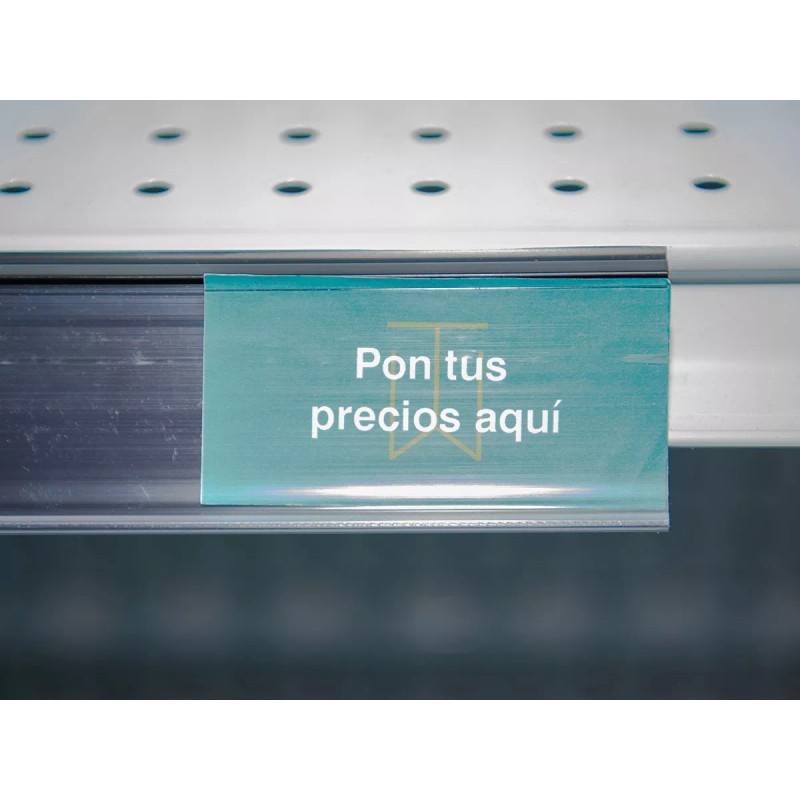 Exhivit Porta Precio, Preciador, Gondola De Riel Jm Romo 35