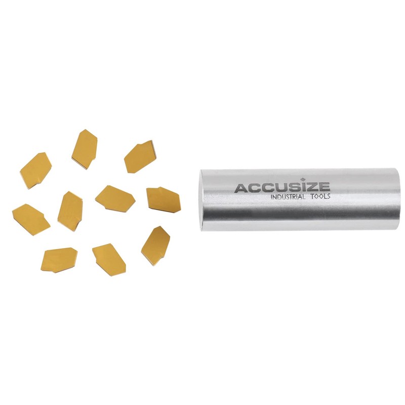 Accusize Industrial Tools GTN-2, autobloqueo, 0 grados, insertos de corte