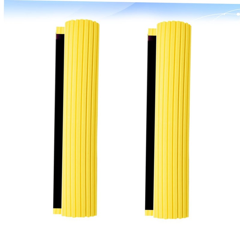 IWOWHERO 2pcs Sponge Mop Head Mop Automatic Wipes Roller Mop