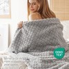 Bedsure Grey Throw Blanket for Couch - Super Soft Cozy