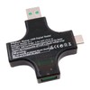 WANGCL USB Meter with Display 2-in-1 Type C USB Power