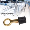 Snap Handle Drain Plug Rubber Brass Twist Design Long Lasting