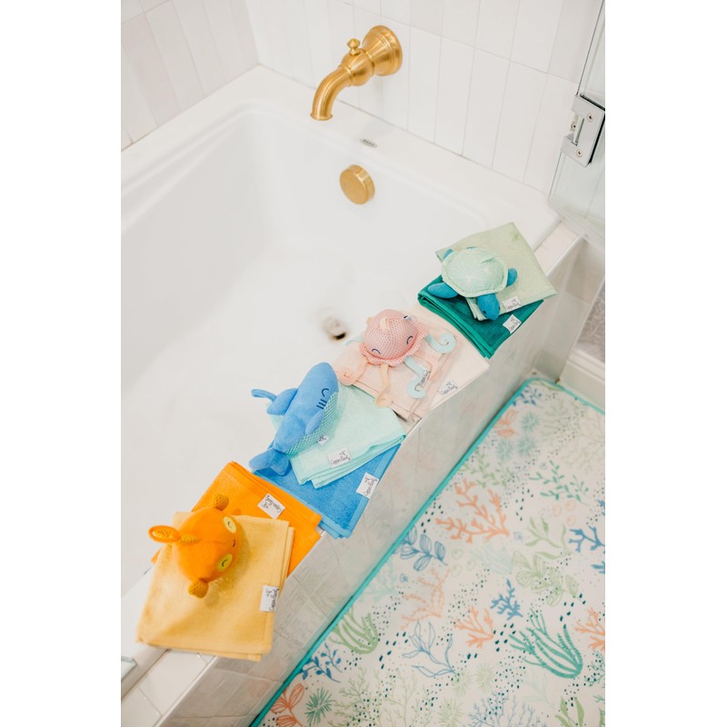 Copper Pearl 6 Ultra Soft Baby Bath Washcloths Premium Large