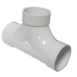 Canplas 193724 PVC DWV 2-Way Cleanout FTG, White