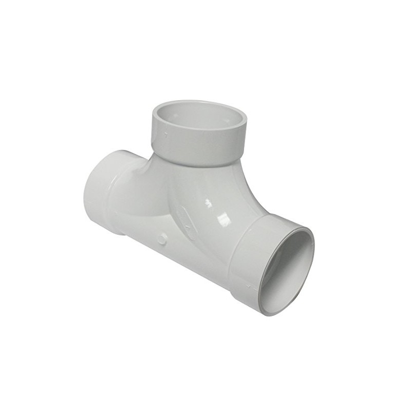 Canplas 193724 PVC DWV 2-Way Cleanout FTG, White