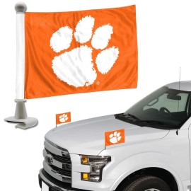 Team Promark Clemson Tigers Vehicle Ambassador Flag - 2 Pack