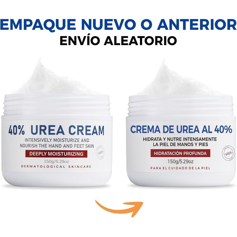 OUKEYA Crema de Urea 40% con Glicerina y Vitamina E