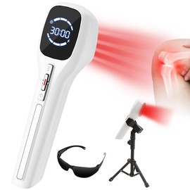 FVQ Red Light Therapy Promotes vasodilation & Lymphatic Circulation. Cold Laser Therapy Device with Infrared Dual Wavelength,Infrared Light Therapy with Four Modes & Angle Adjustment with Stand.