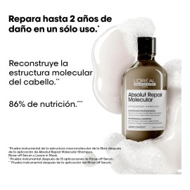 Absolut Repair Molecular Shampoo 500ml LOral Professionnel                                                                                            